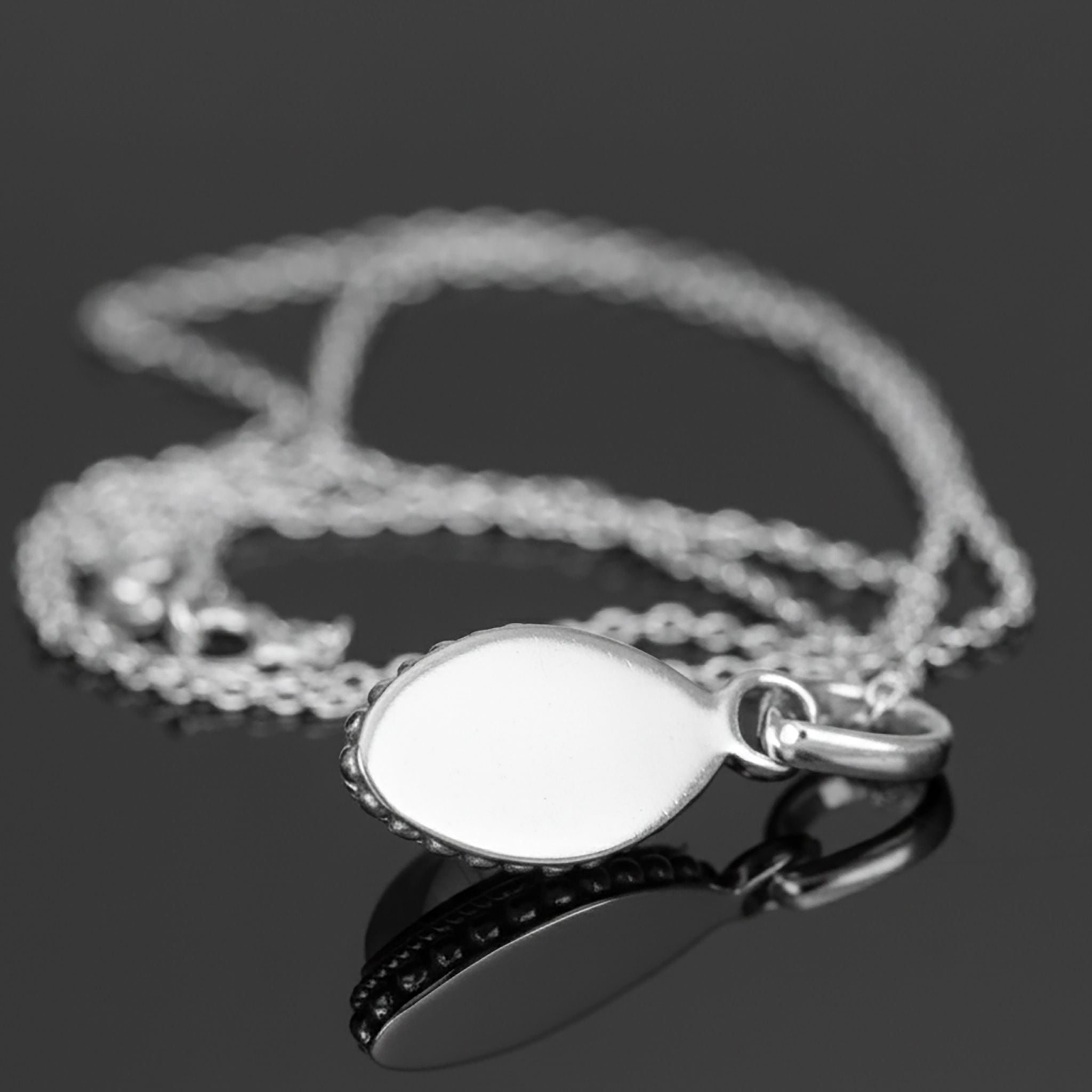 Marquise Pink Moonstone Sterling Silver 925 Pendant Necklace Ladies Jewellery