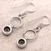 925 Sterling Silver Mystic Topaz Gemstone Round Cut Drop Dangle Ladies Earrings