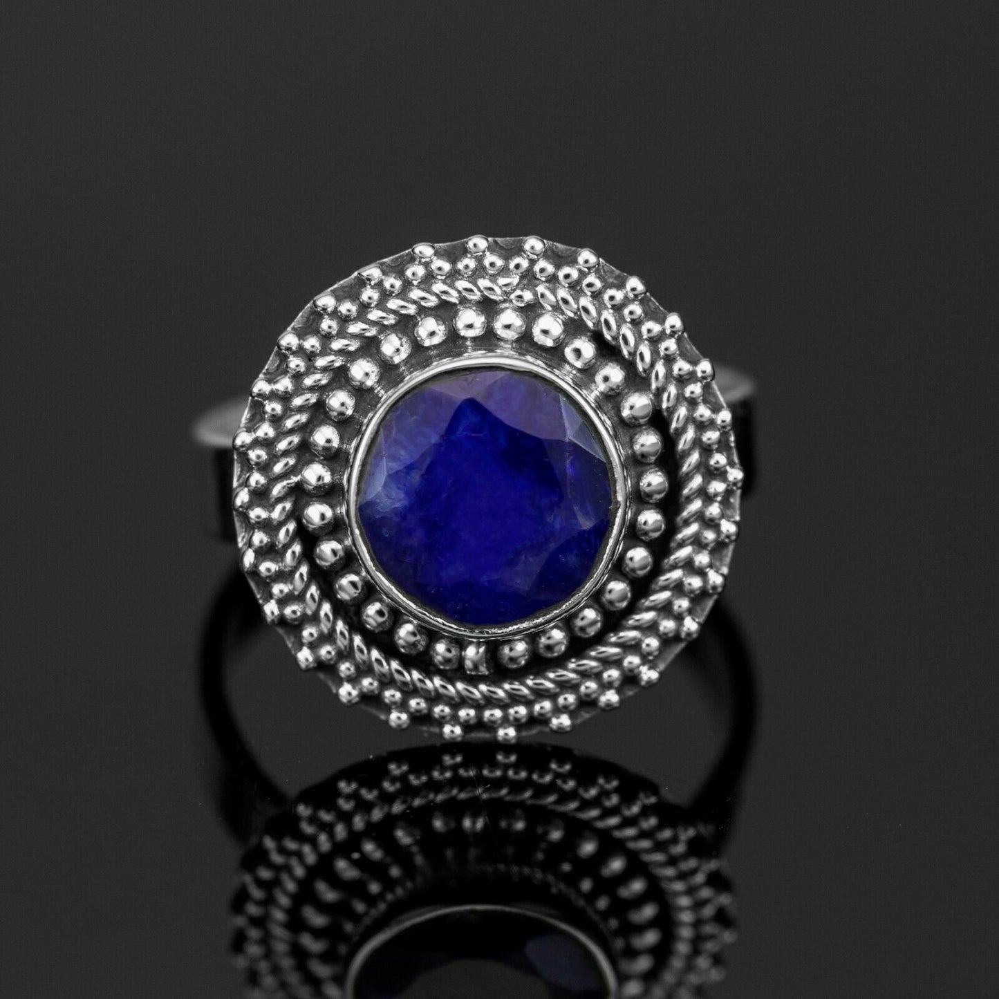 MOONSTONE 925 Sterling Silver AMETHYST RUBY Ladies Ring Gemstone Jewellery Gift - Faris Jewels