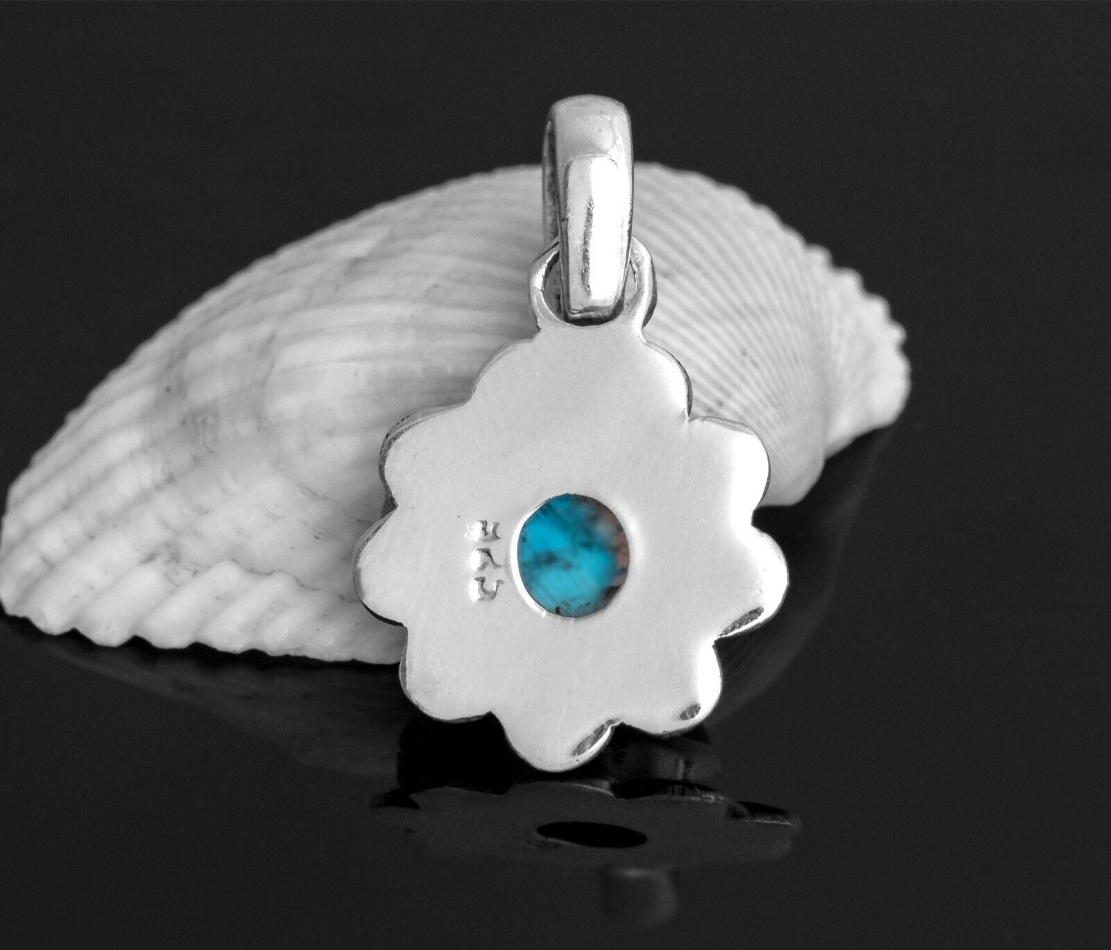 Moonstone Sterling Silver 925 Gemstone Pendant Flower Necklace Jewellery