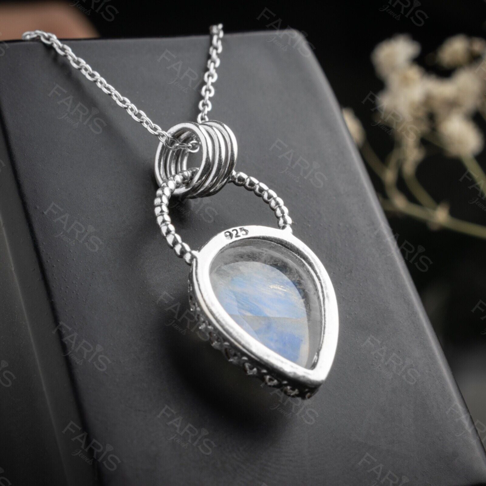 Moonstone pendants sterling silver deals