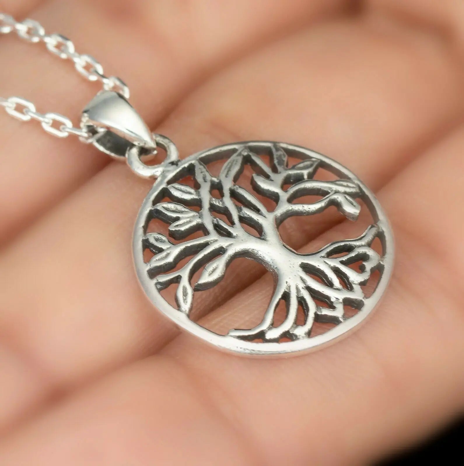 VENACOLY Albero della vita malocchio, collana in argento VENACOLY Albero della vita malocchio, collana in argento